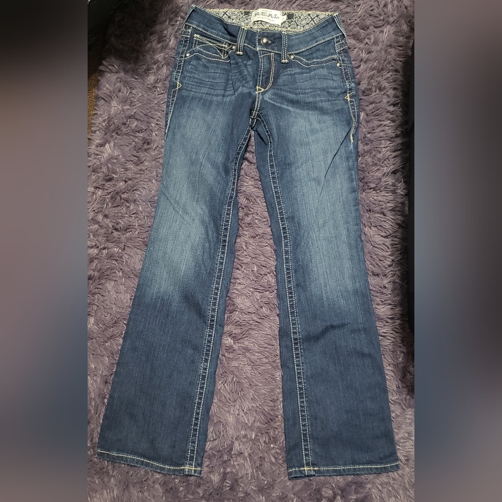 Ariat REAL Mid Rise Bootcut Size 27R